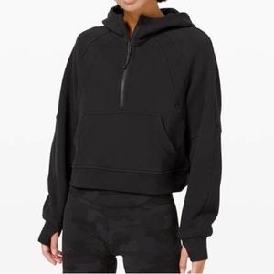 Lululemon Scuba Oversized Half-Zip Sweatshirt Black XS/S